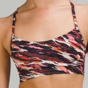 Lululemon- sports br- Flo-Y -unar New Year Tiger Print- Size 6